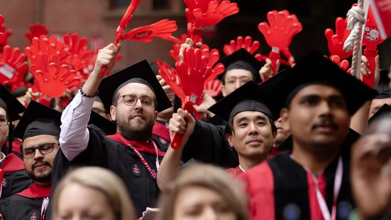Harvard University holds commencement while facing Trump admin pressure