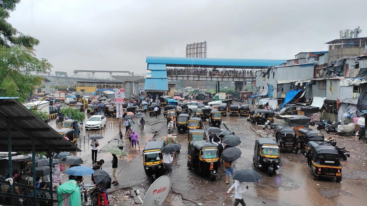 It was something that office-goers had to deal with on a Monday, as many of them set out from different parts of the city, only to be welcomed by rain