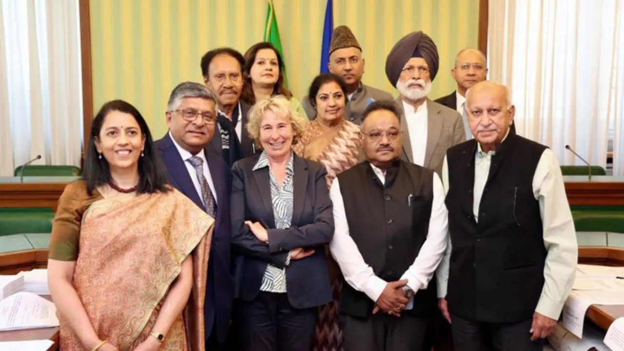 IN PHOTOS: Ravi Shankar Prasad-led delegation meets Italian President