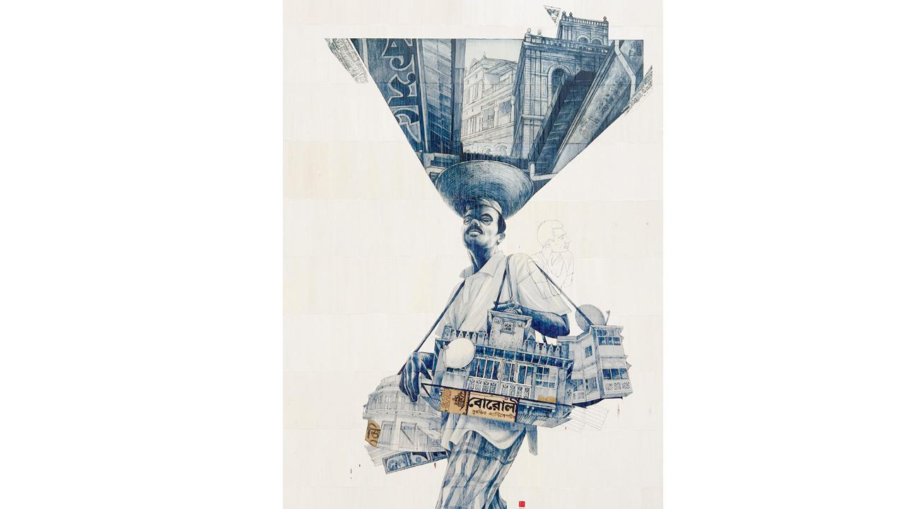Urban Soul VI, an artwork by Jit Chowdhury