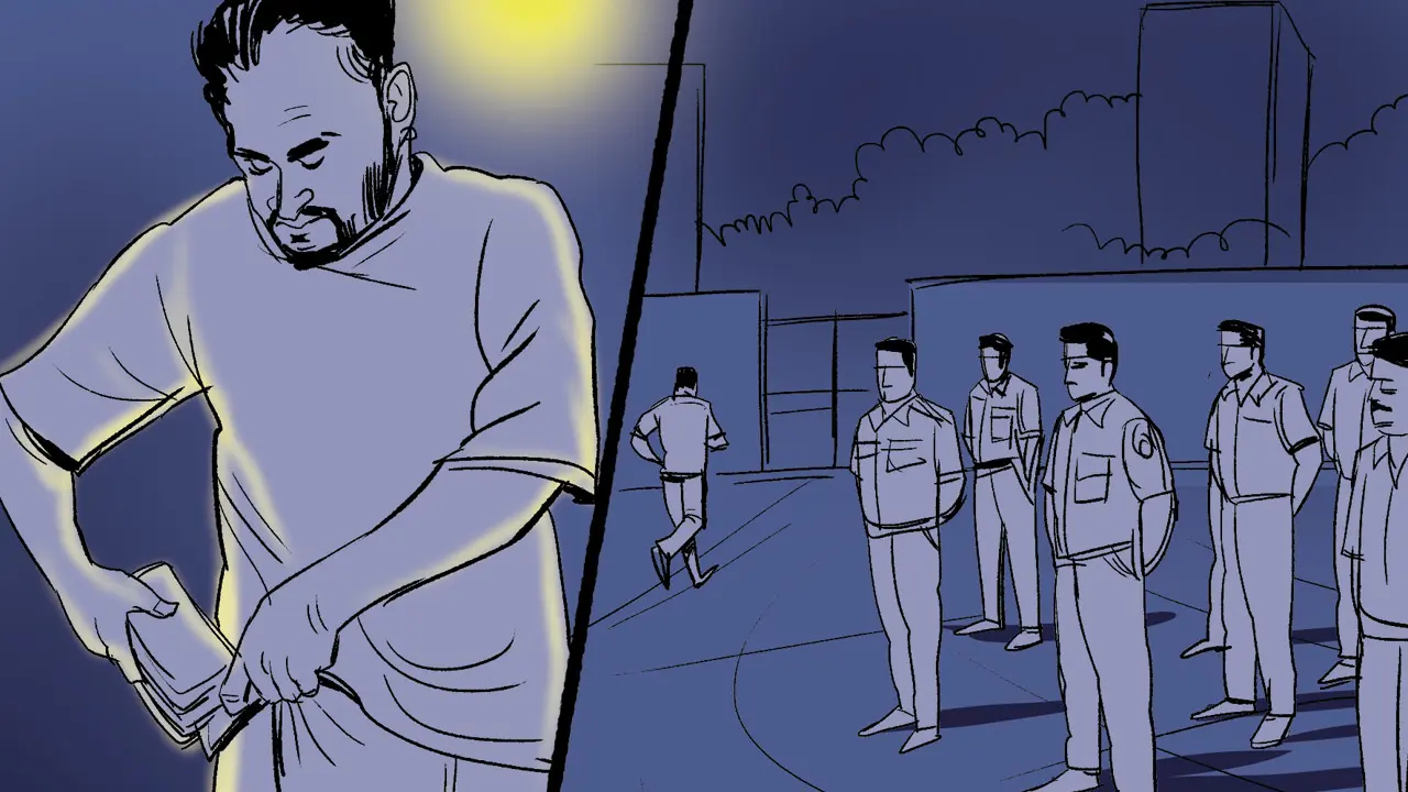 One victim escaped by pocketing 17 iPhones during a shift change, quietly slipping out of the compound