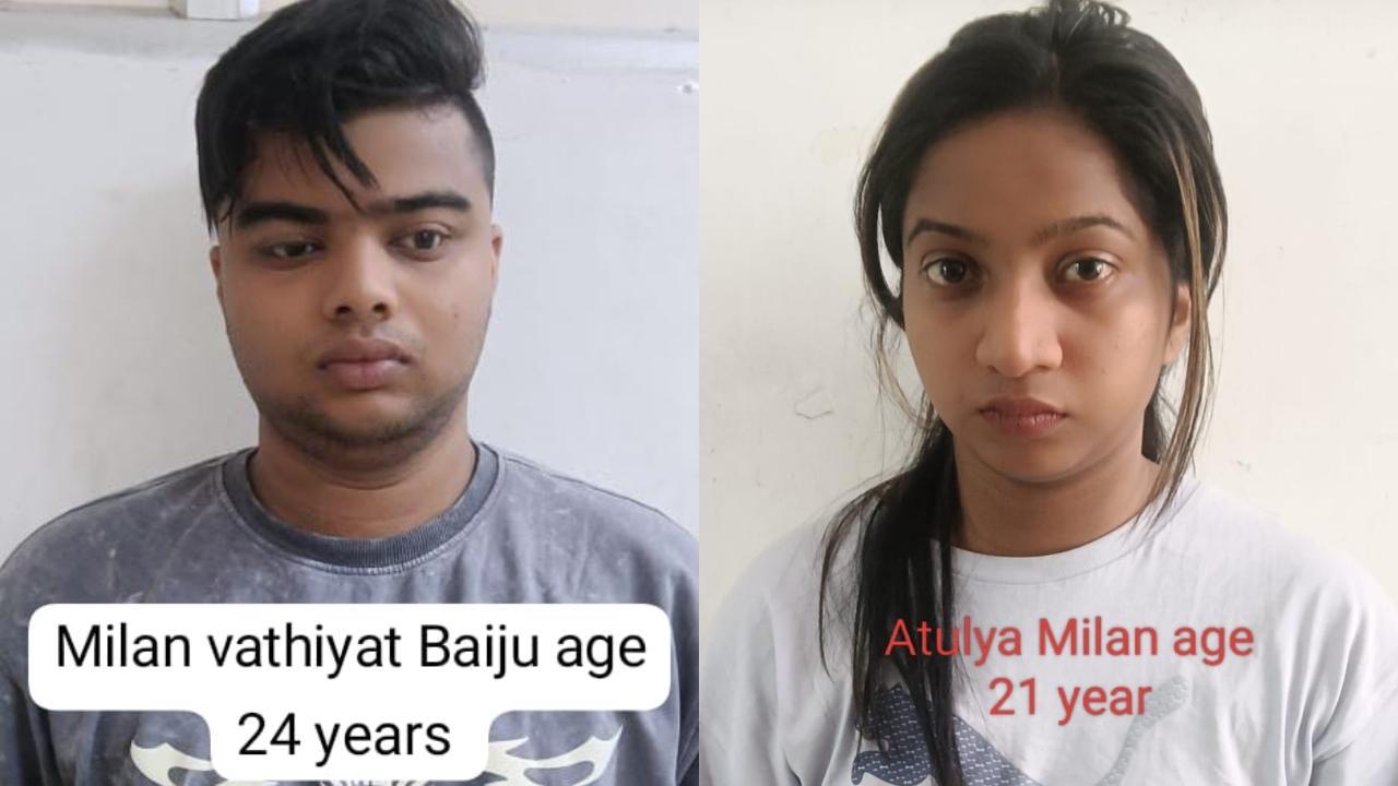 Kerala couple dubbed ‘Bunty and Babli’ arrested for Rs 53,500 heist in Khar