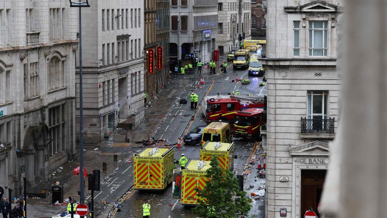 Four of the injured are children, said ambulance service spokesman Dave Kitchin