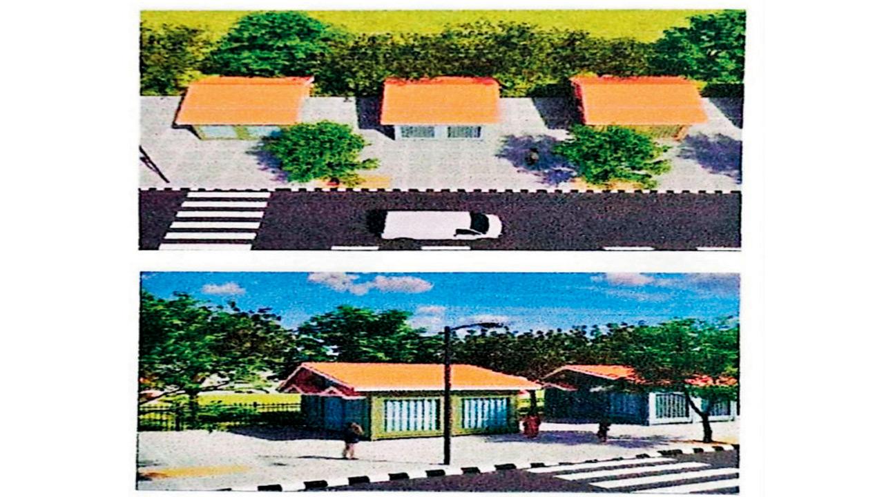 Tentative visualisations of the structures that will replace the existing chowkies on MG Road. PIC/BY SPECIAL ARRANGEMENT