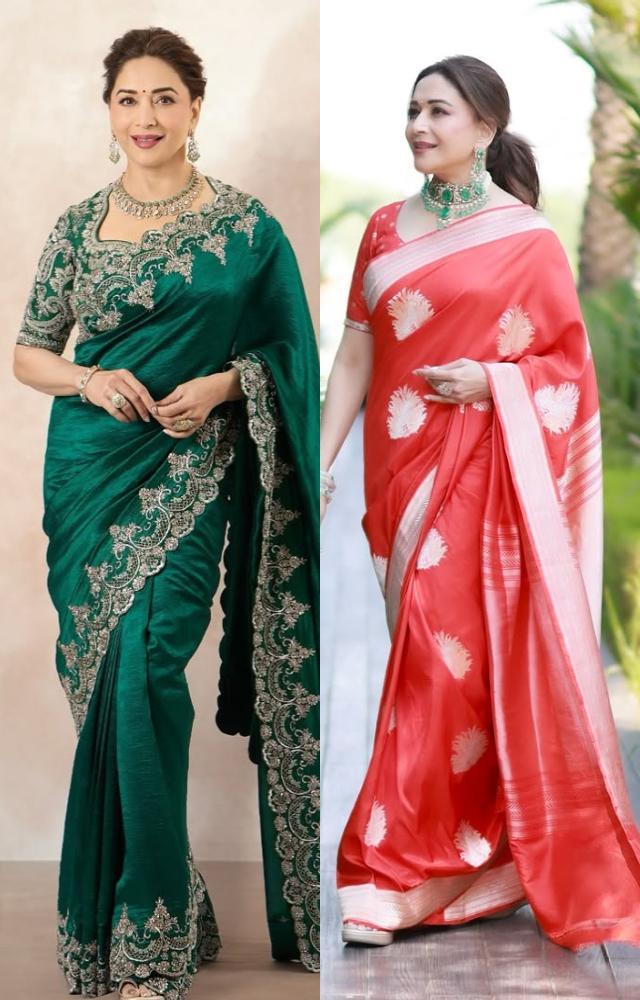 Madhuri Dixit’s 9 stunning saree looks 