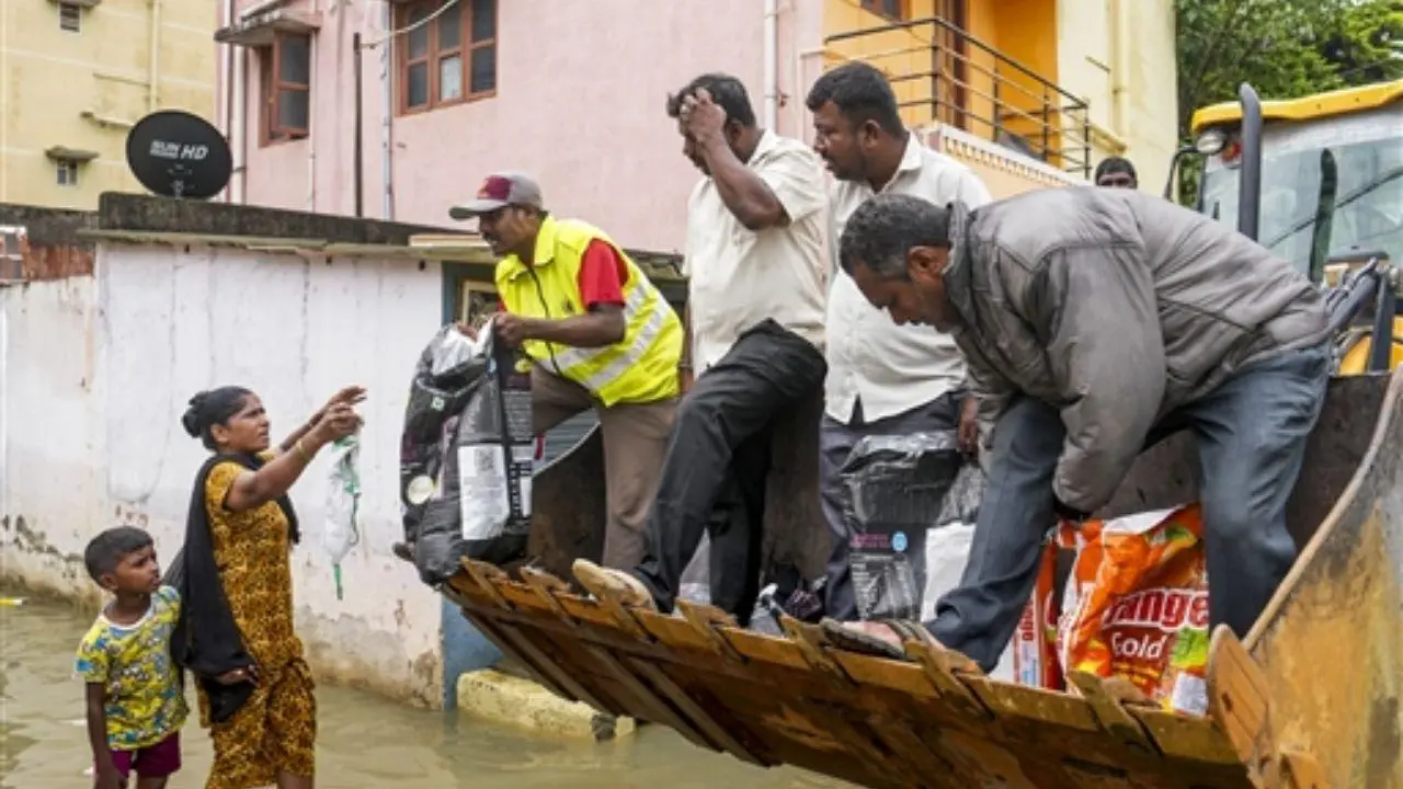 IN PHOTOS: Several streets inundated in Bengaluru as heavy rain batters city 