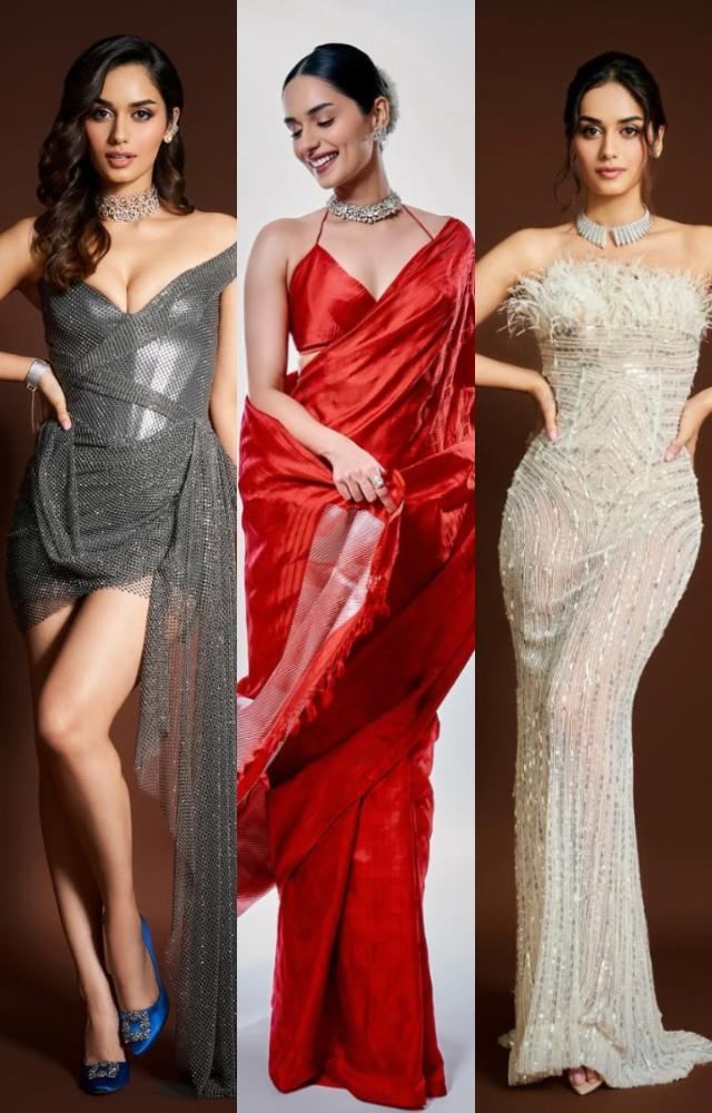 Manushi Chhillar`s 9 dazzling red carpet looks