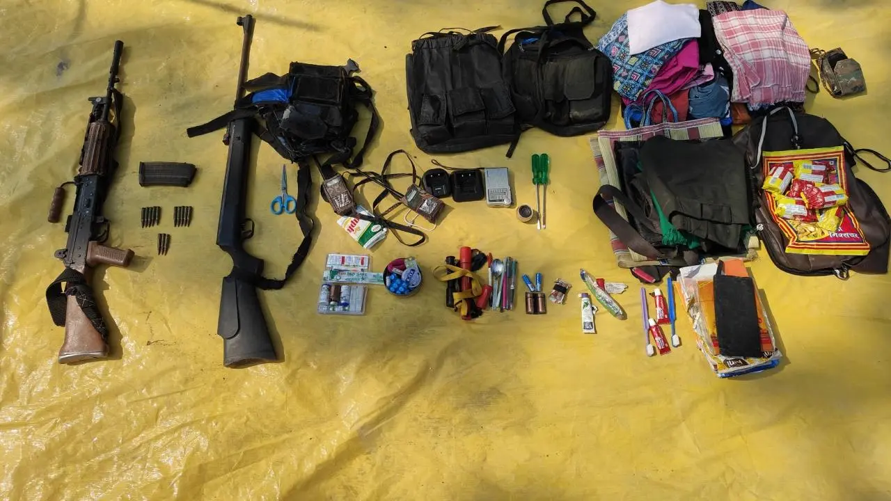 Maoist camp busted, weapons recovered by Gadchiroli Police