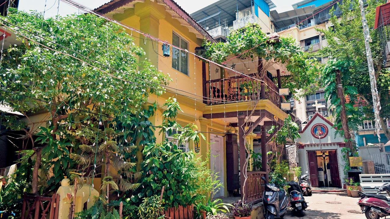 A view of Matharpacady village, a quaint East Indian neighbourhood in Mazgaon. Pic/Sayyed Sameer Abedi