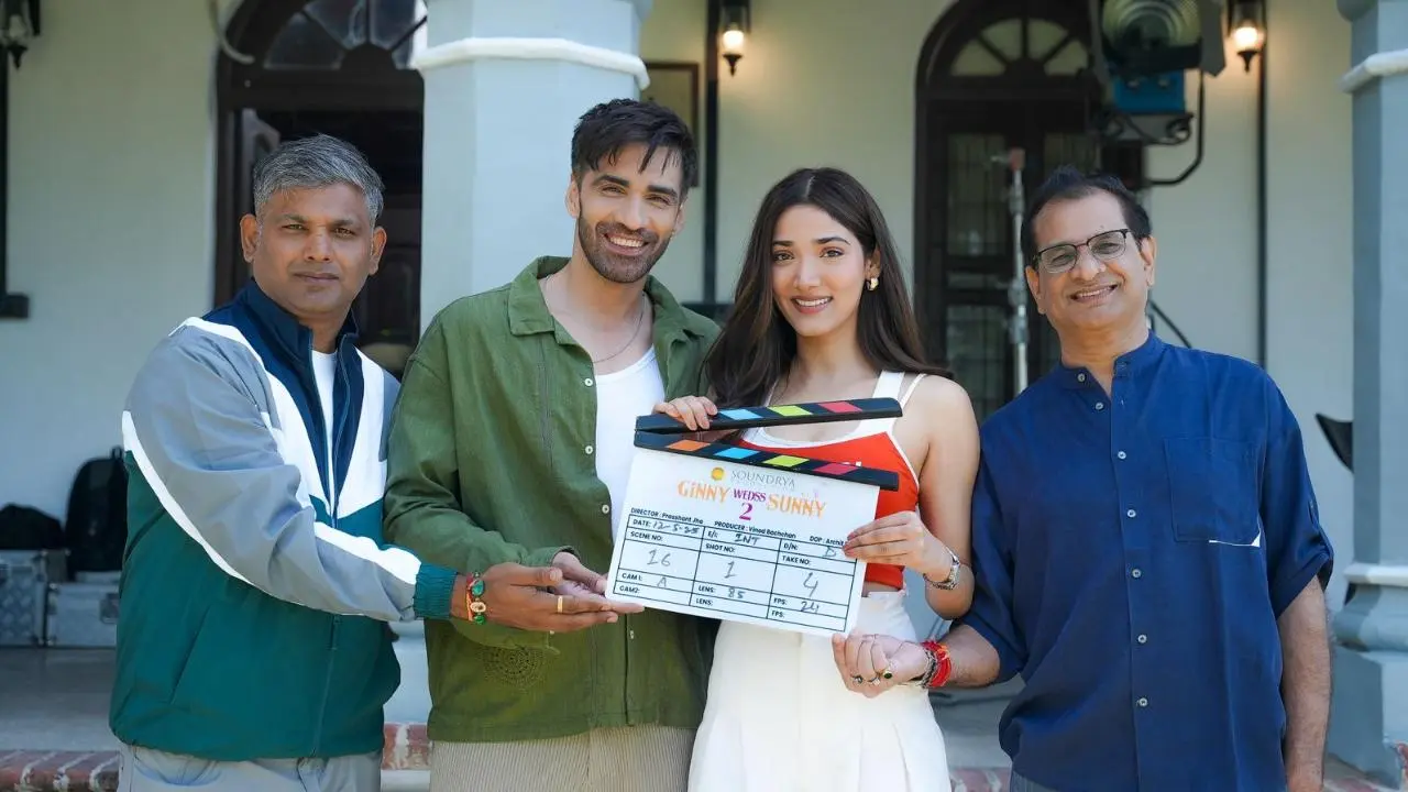 Avinash Tiwary & Medha Shankr kick off shoot for Ginny Weds Sunny 2