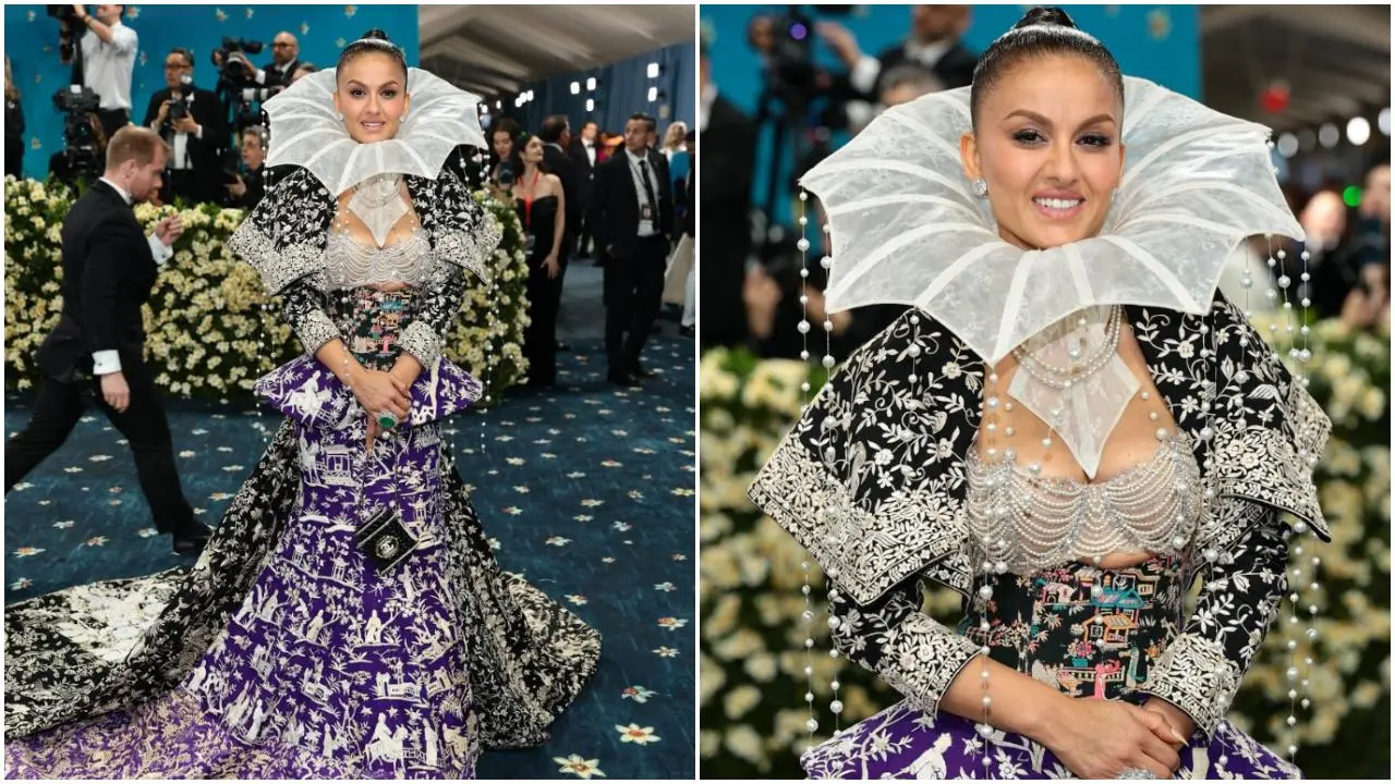 Natasha Poonawalla brings Parsi Gara to Met Gala 2025; check details of her look