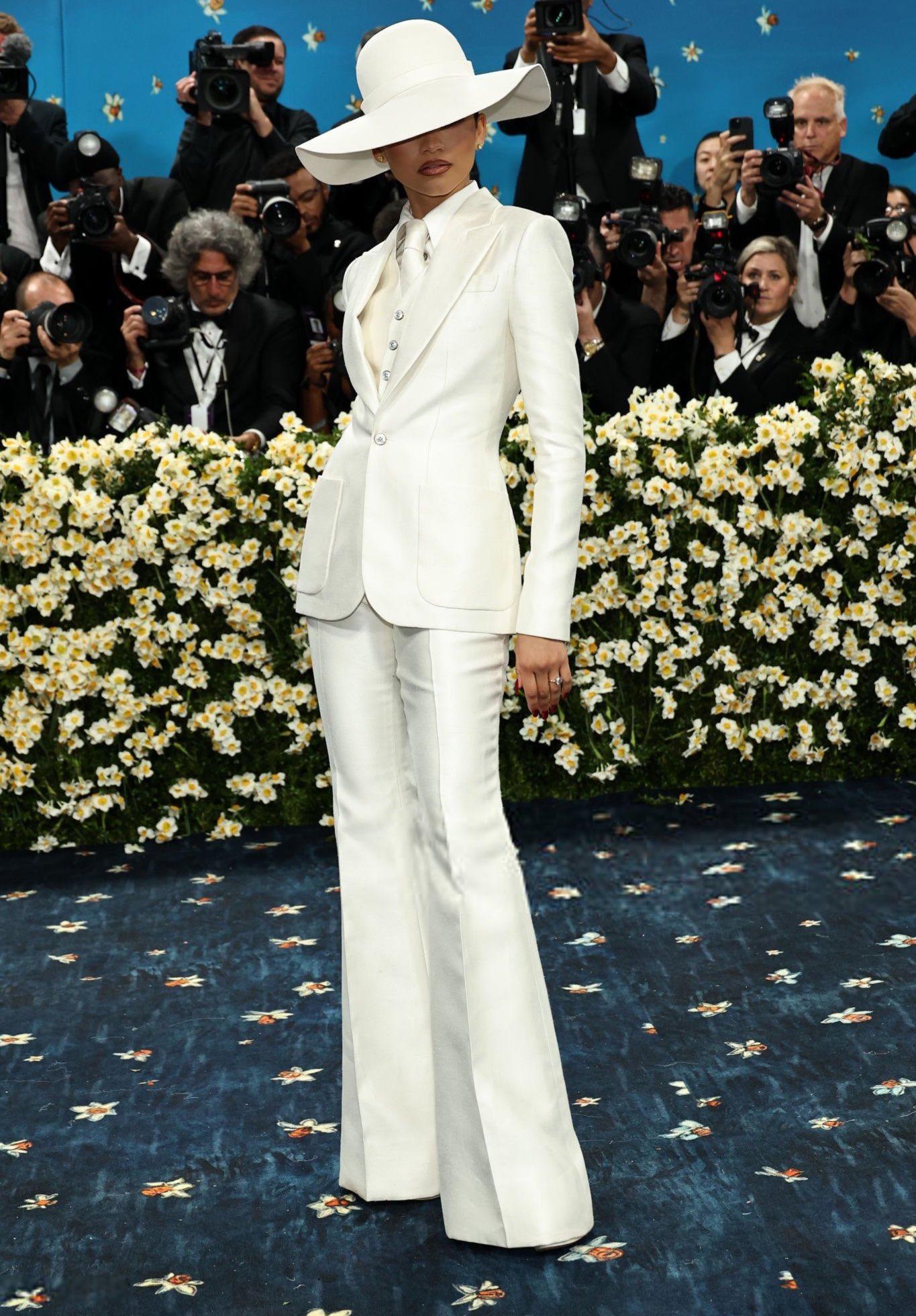 Zendaya on the Met Gala carpet is a match made in heaven. Every year, the actress manages to ace the theme with perfection, and this year was no different. Seen in a tailored all-white suit, the actor and fashionista perfectly nailed the 2025 theme for fashion's biggest night, thanks to the help of her stylist, friend, and longtime collaborator, Law Roach