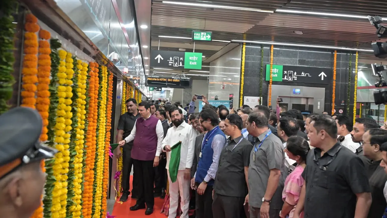 Mumbai LIVE: Maharashtra CM inaugurates BKC-Worli stretch of Metro 3