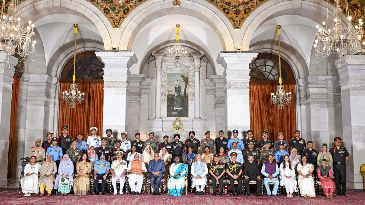 In Photos: President Droupadi Murmu confers six Kirti Chakras, 33 Shaurya Chakra
