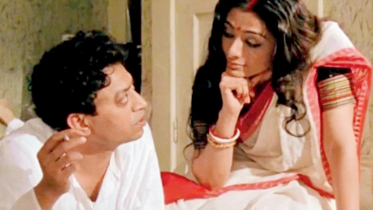 Irrfan Khan and Tabu in a still from the movie, The Namesake
The Namesake
Tea connects the Ganguli family in Jhumpa Lahiri’s classic to home. Ashima and Ashoke are immigrants in the US, and find comfort in sharing a thermos of tea on a bench outside the MIT campus. The two also bond with Bengali acquaintances abroad over shared cups of Lopchu tea, which makes friendships easy