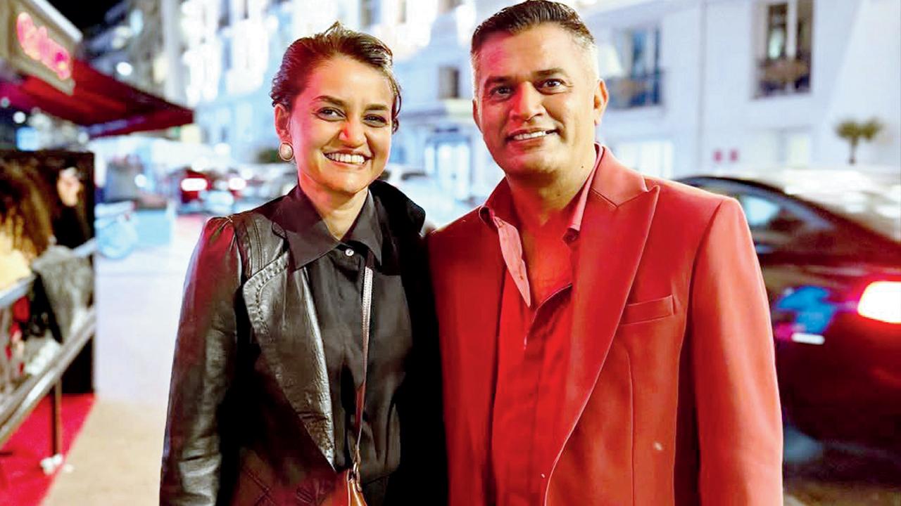 (From left) Payal Kapadia and Neeraj Ghaywan, Pics/Yogen Shah, AFP