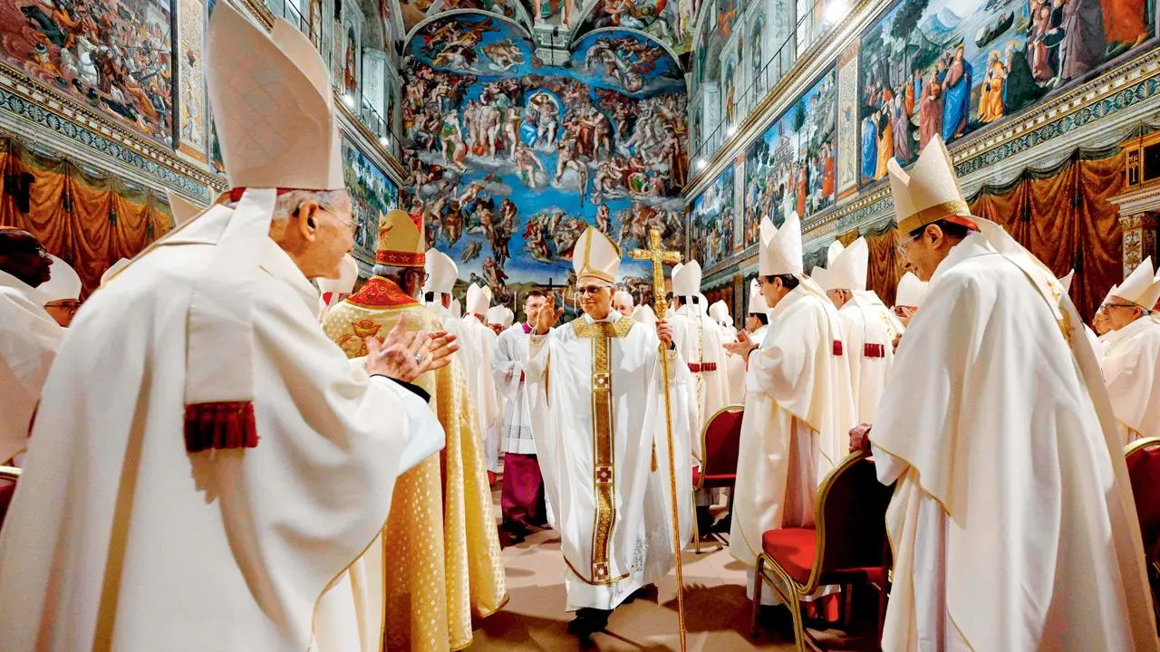 New Pope Leo XIV celebrates first Mass