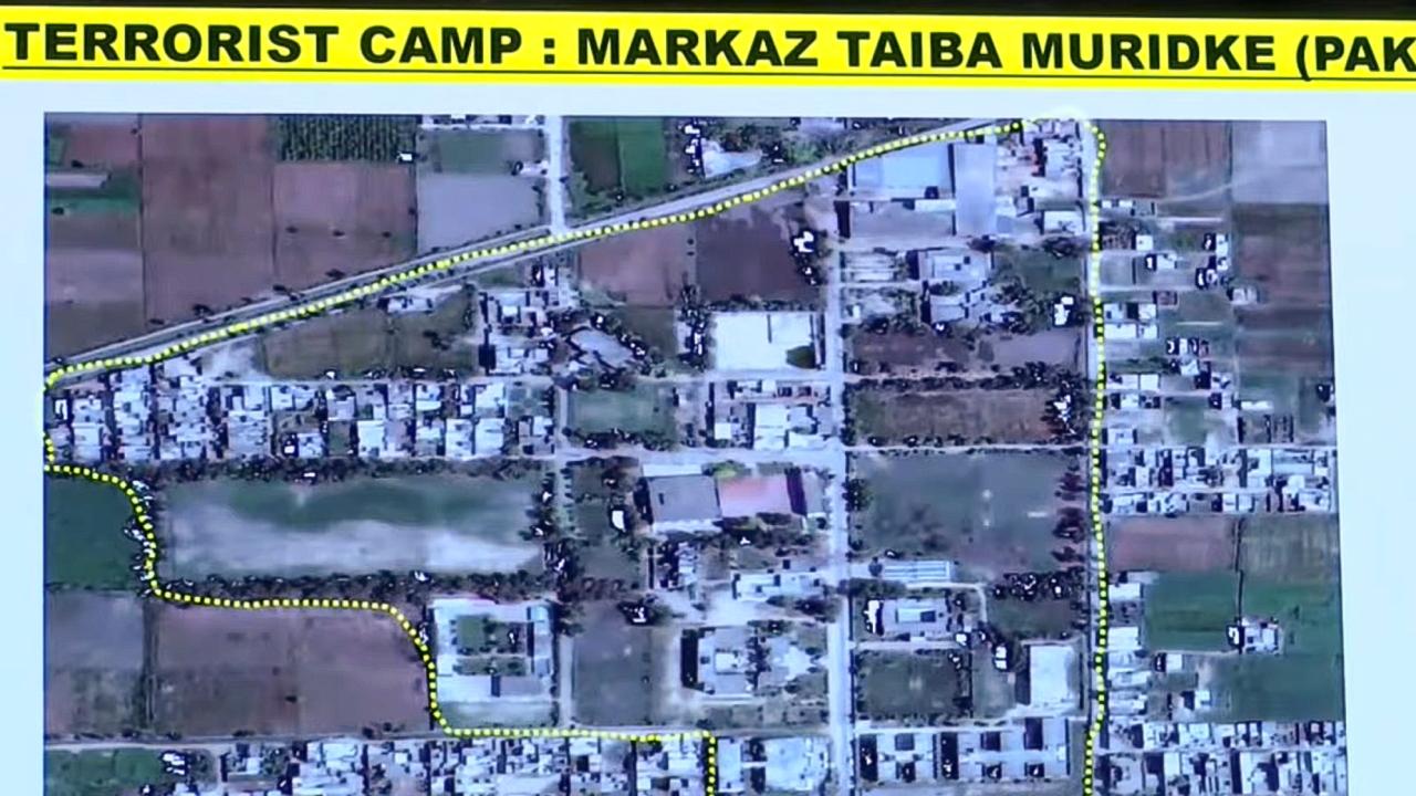 Pointing to Markaz Taiba in Muridke, 18-25 km inside Pakistan, she said 