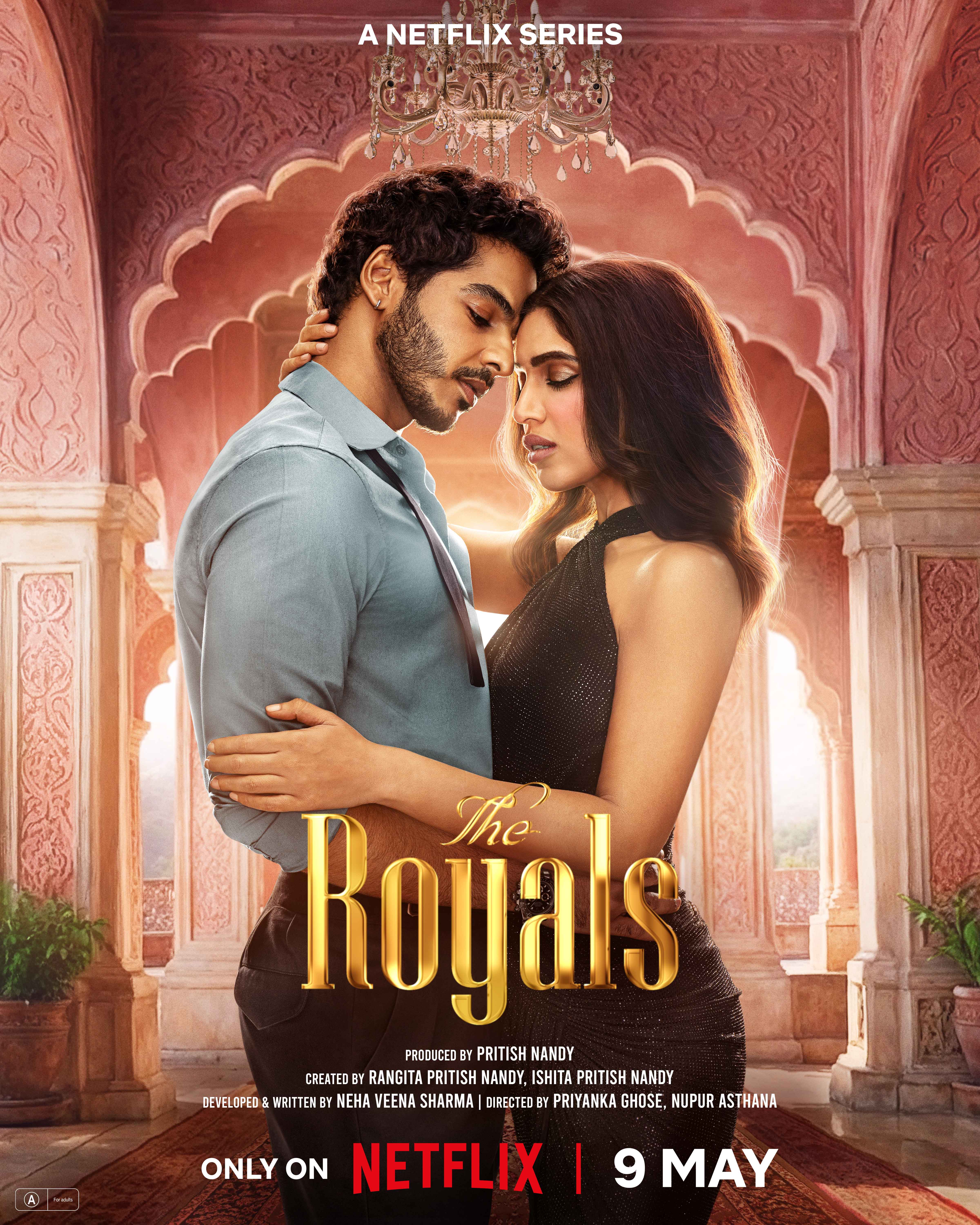The Royals Release Date: 9th May 2025 Language: Hindi
Created by Neha Sharma, this drama stars Ishaan Khatter, Bhumi Pednekar, and Nora Fatehi. It explores the clash between an entitled prince and a tech-savvy commoner, unraveling themes of power, love, and societal norms