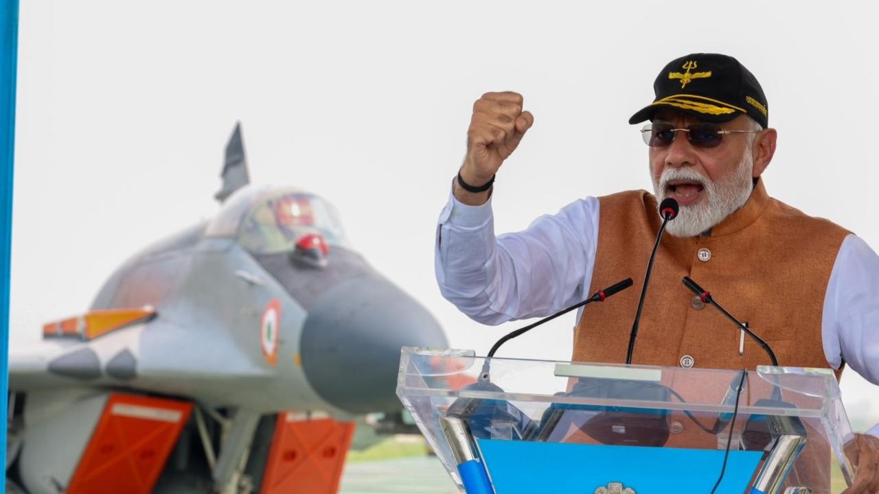 The Adampur base was one of the Air Bases active during Op Sindoor. On Monday, DG Air Operations Air Marshal AK Bharti stated that the purpose of Operation Sindoor was to target terrorists, and not to engage with the Pakistan Military or Pakistani civilians