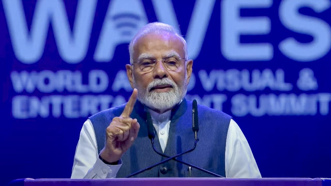 It is right time for 'create in India, create for world': PM Modi in Mumbai inaugurates WAVES summit 2025