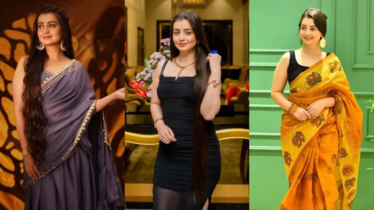 Chahat Pandey’s fashion game is fire: From cotton sarees to mini dresses