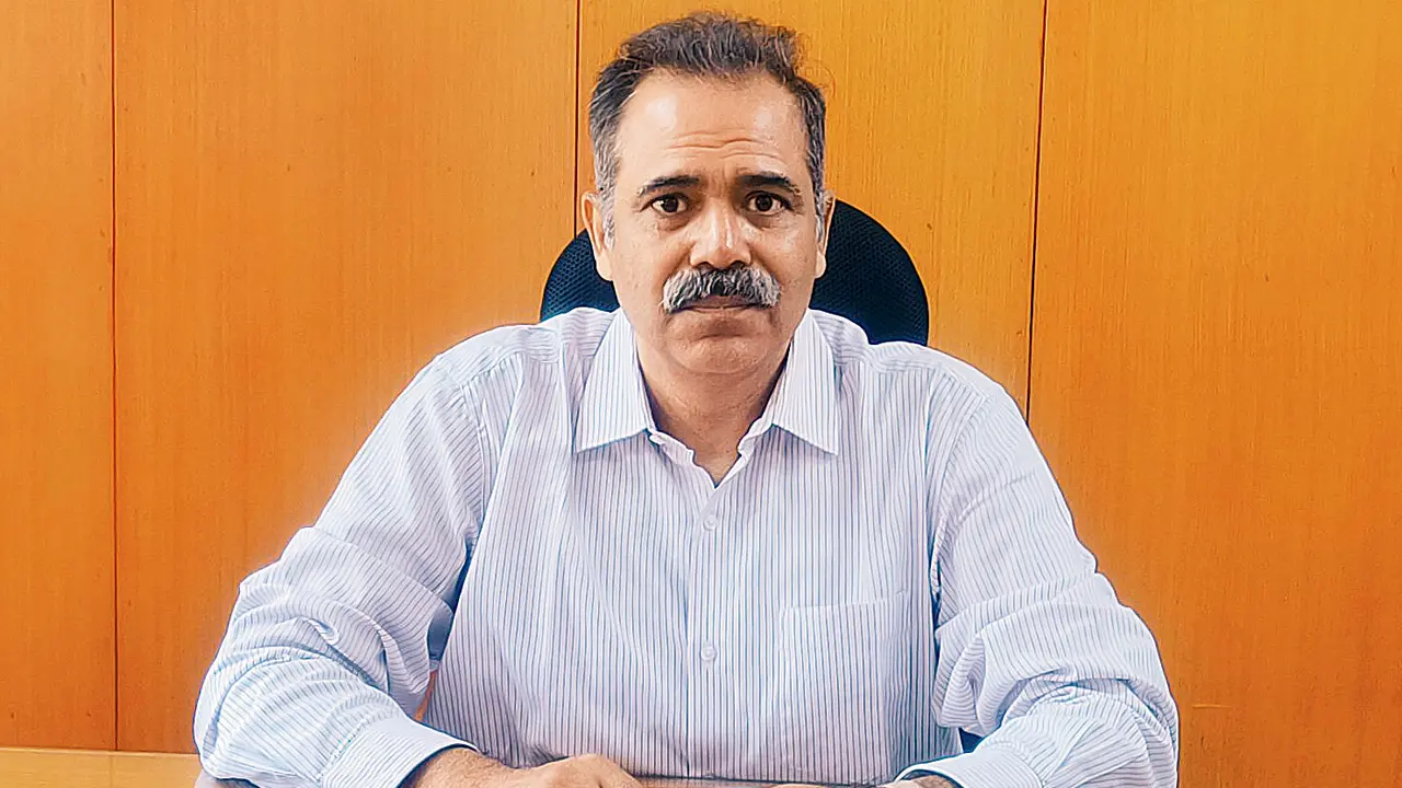 Prabhat Kumar, director of civil defence, Maharashtra, at his office in the Old Secretariat in Fort on May 7. Pic/Shirish Vaktania