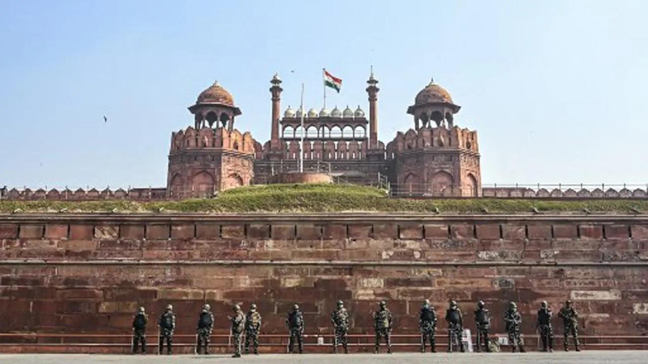 While most of the Red Fort was destroyed by the British after the 1857 uprising, Lord Curzon, the former Viceroy of India, ordered its restoration, with a new watering system.