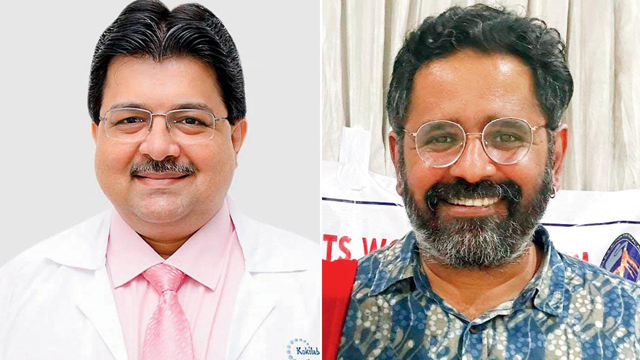 Dr. Shaunak Ajinkya. Pic/Kokilaben Hospital; (right) Rohan Mathews