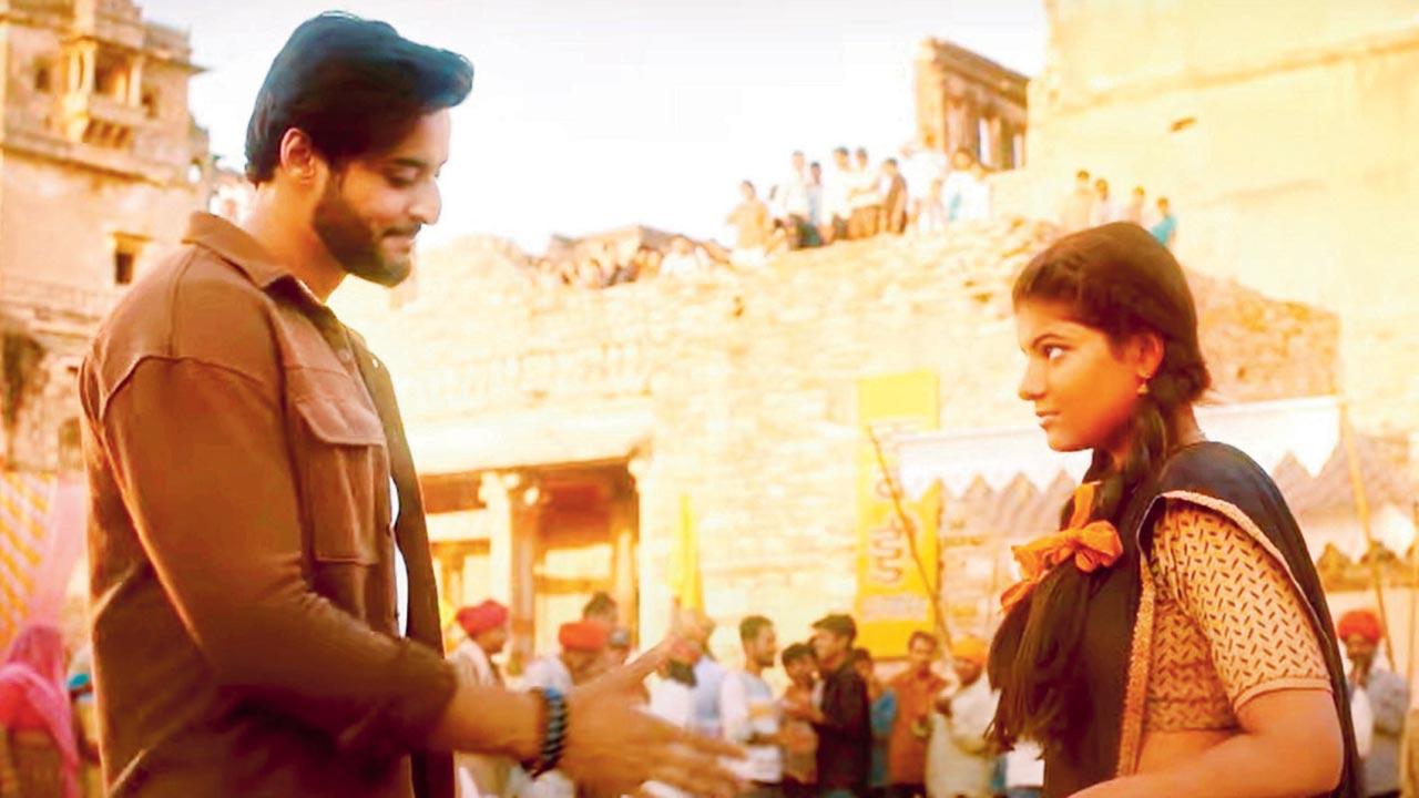 (From left) Shagun Pandey, Mohak Matkar in Saru