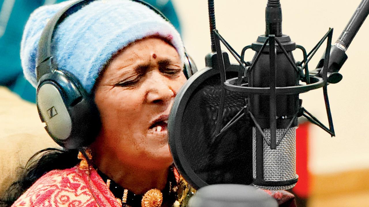 Taiji, the eldest musician in the group also plays Hudka, the folk drum of Uttarakhand