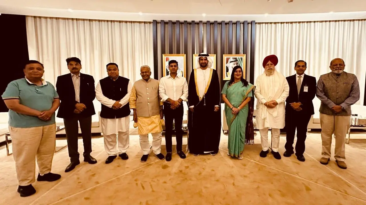 In Photos: Shrikant Shinde leads all-party delegation to UAE