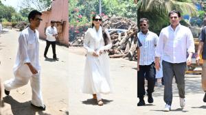 Celebs reach Vile Parle crematorium to attend Anil Kapoor's mother's final rites