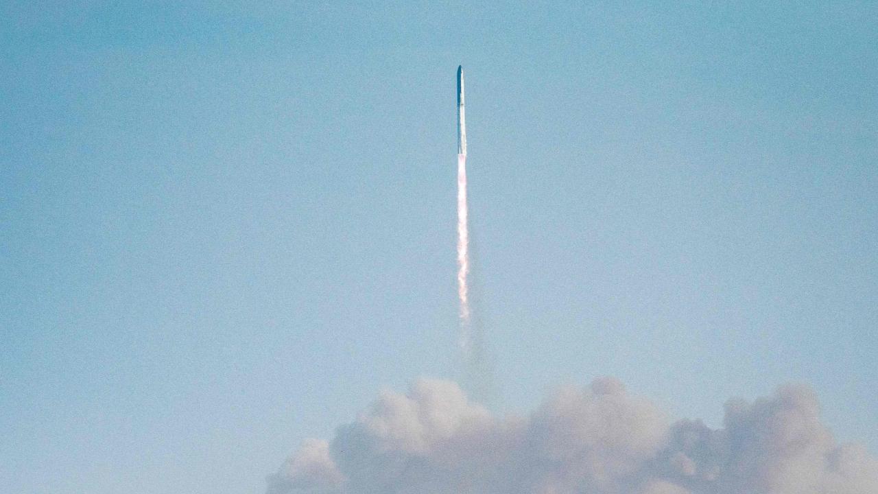 It was the first time one of Musk's Starships -- intended for moon and Mars travel -- flew with a recycled booster. There were no plans to catch the booster with giant chopsticks back at the launch pad, with the company instead pushing it to its limits