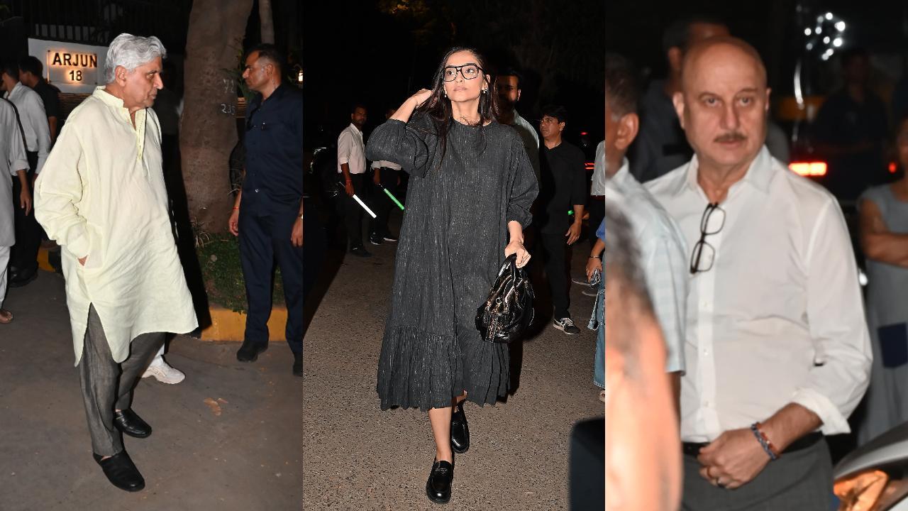 Celebs reach Anil Kapoor's mother's house after her demise