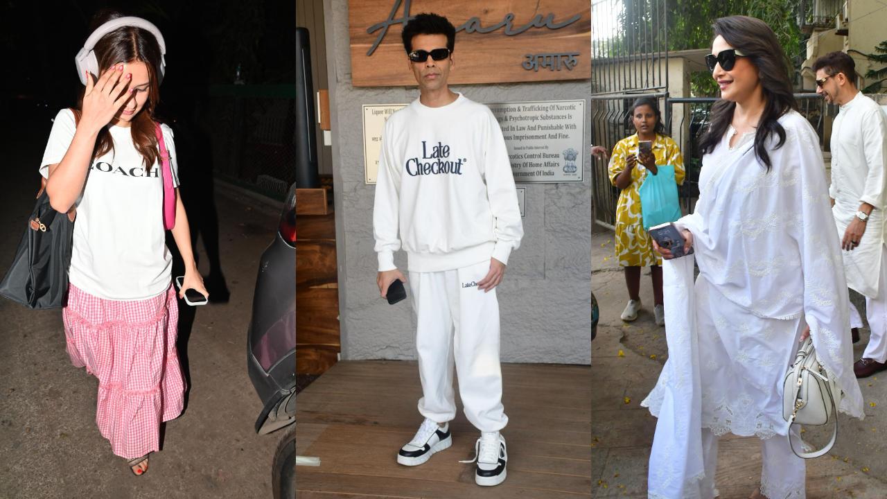 Spotted in the city: Avneet Kaur, Karan Johar, Madhuri Dixit & others