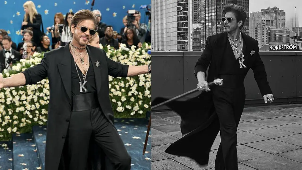 Met Gala 2025: Internet goes crazy as SRK strikes iconic arm-stretched pose