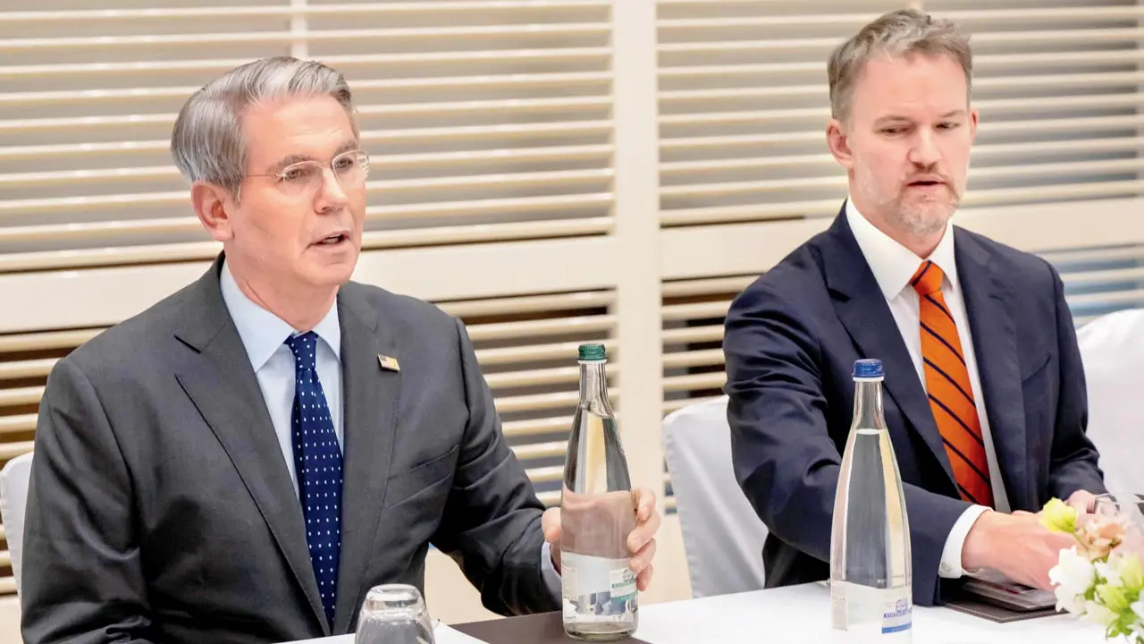 Secretary Scott Bessent (left) and Jamieson Greer (right). Pic/PTI