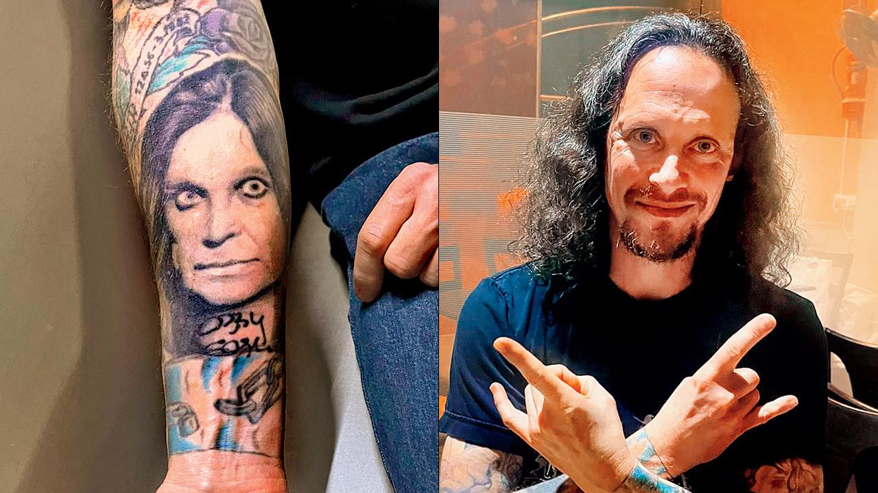A closer look at Howdy’s Ozzy Osbourne tattoo also reveals the rockstar’s signature