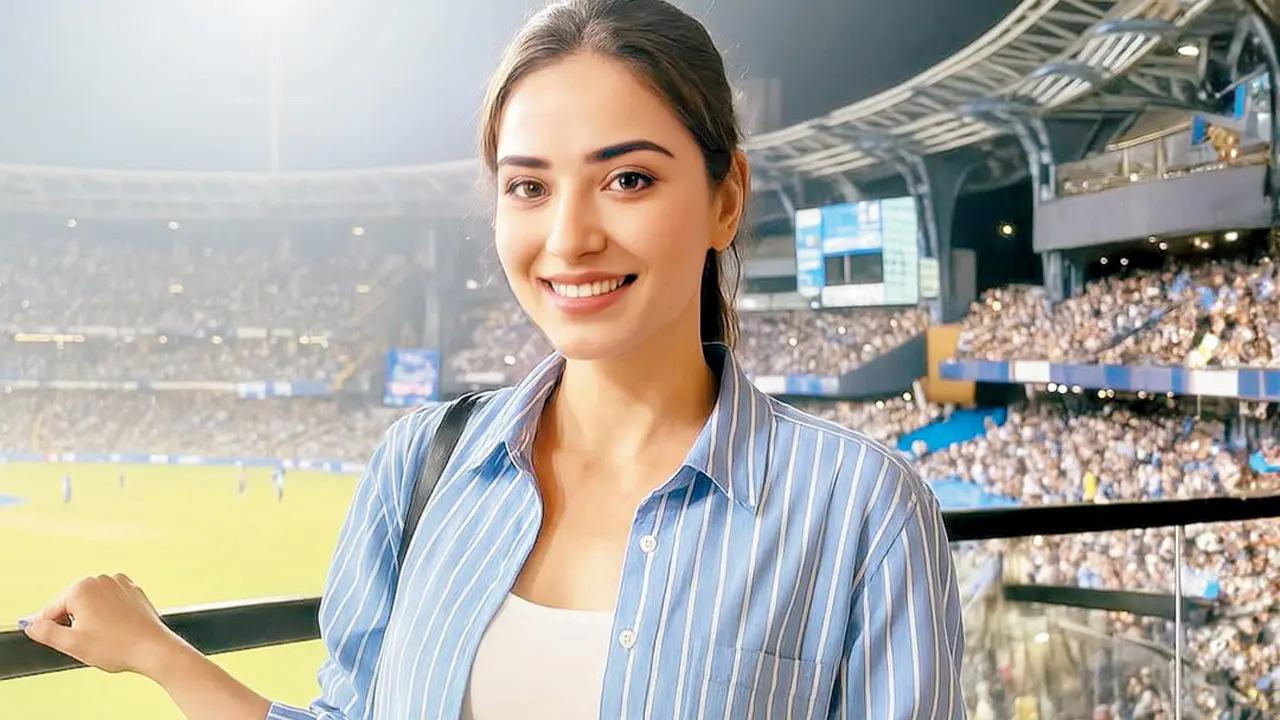 Choose cotton and linen layers in your team’s colours (Pic: Instagram/iammaya1008)
Now, layer your team colours over your base in clever ways — an overshirt, baseball cap, accessories like your earrings, a headscarf or bandana, or even coloured sneakers