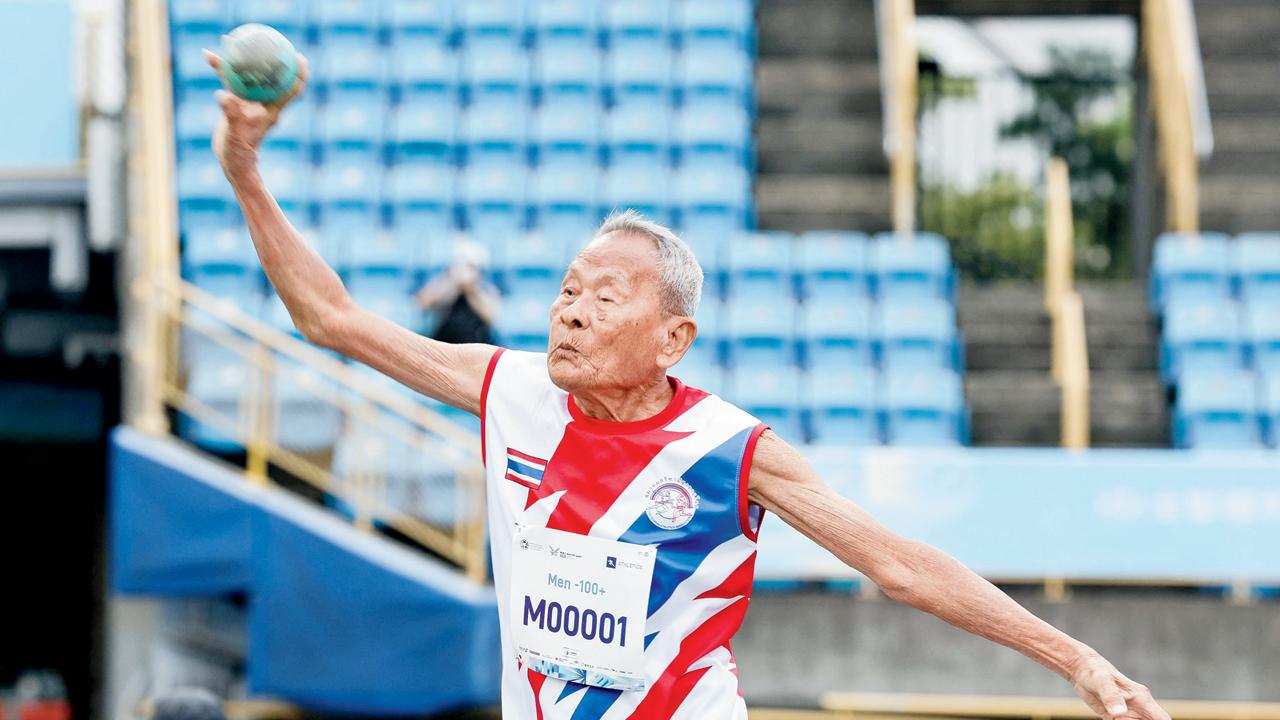 105-year-old Thai athlete shines at World Masters Games in Taiwan 