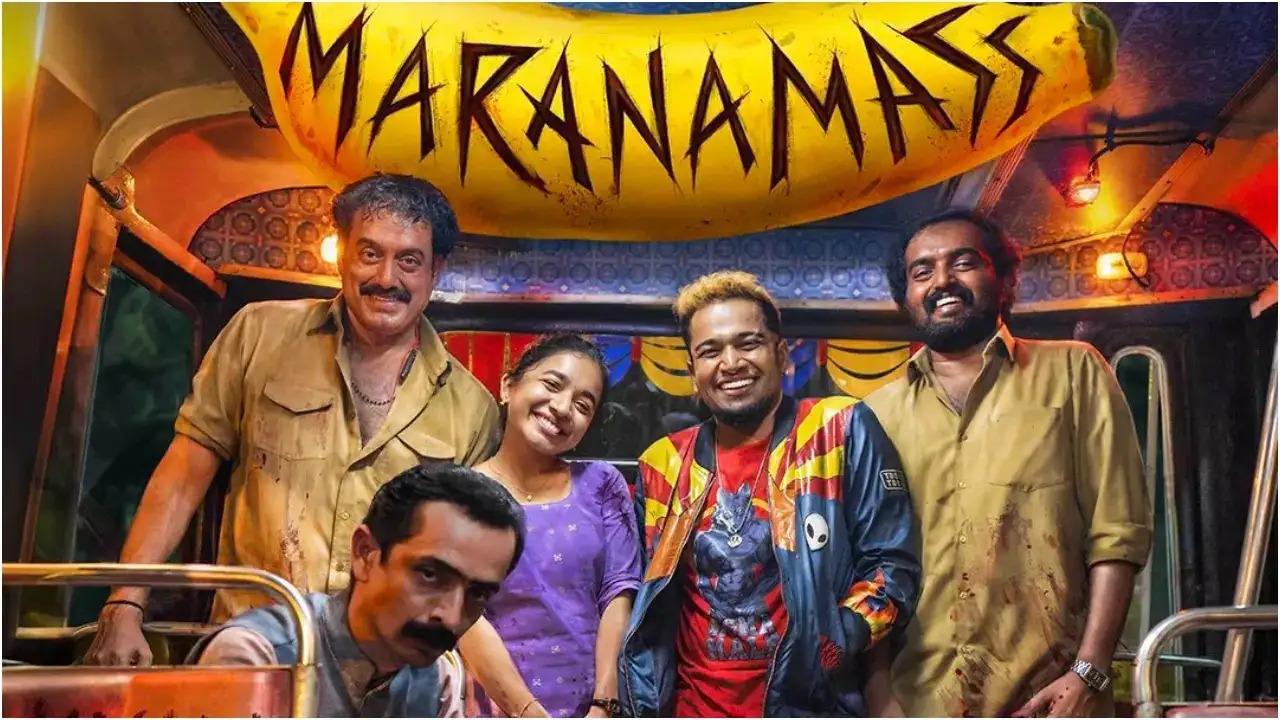 Maranamass – Streaming on Sony LIV (May 15, 2025) | Malayalam
Maranamass is a Malayalam black comedy marking the directorial debut of Sivaprasad, who also serves as the writer of the film. It features Basil Joseph in the lead, with Anishma Anilkumar, Rajesh Madhavan, Babu Antony, Suresh Krishna, and Siju Sunny playing key supporting roles