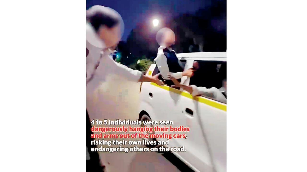 Screengrab from footage of the incident