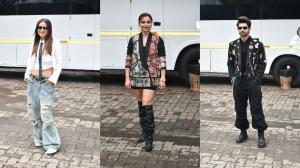 Nia Sharma, Rubina Dilaik, Abhishek Kumar & others at Laughter Chefs' set