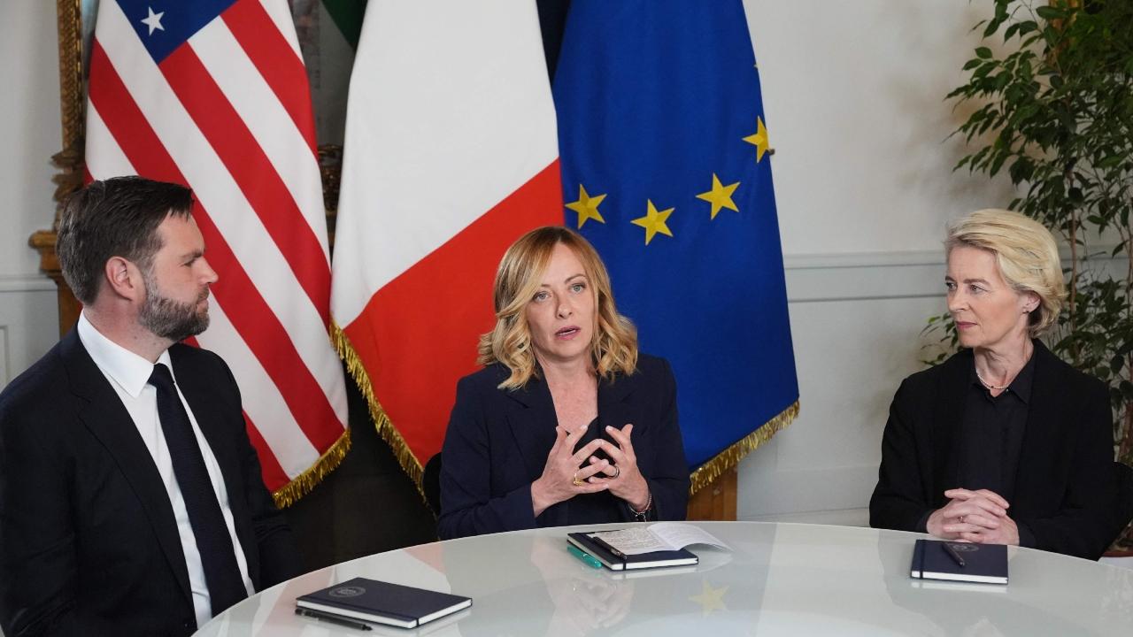 The Italian premier recalled that she had proposed such an initiative a month earlier in the US capital when she met President Donald Trump at the White House