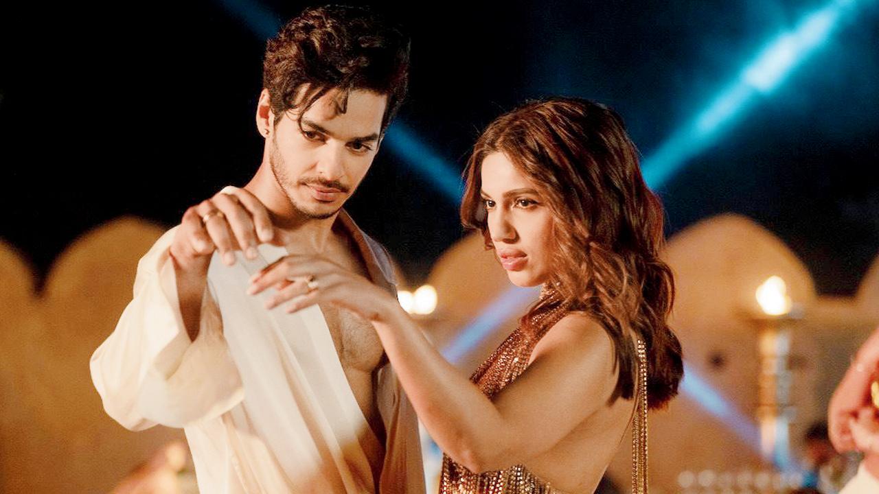 (From left) Ishaan Khatter and Bhumi Pednekar