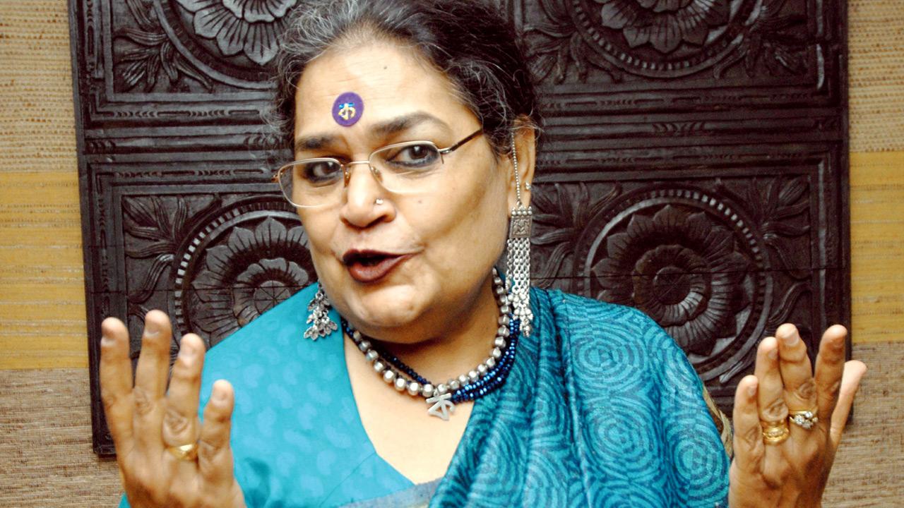 Usha Uthup in performance during a previous show. File Pic
