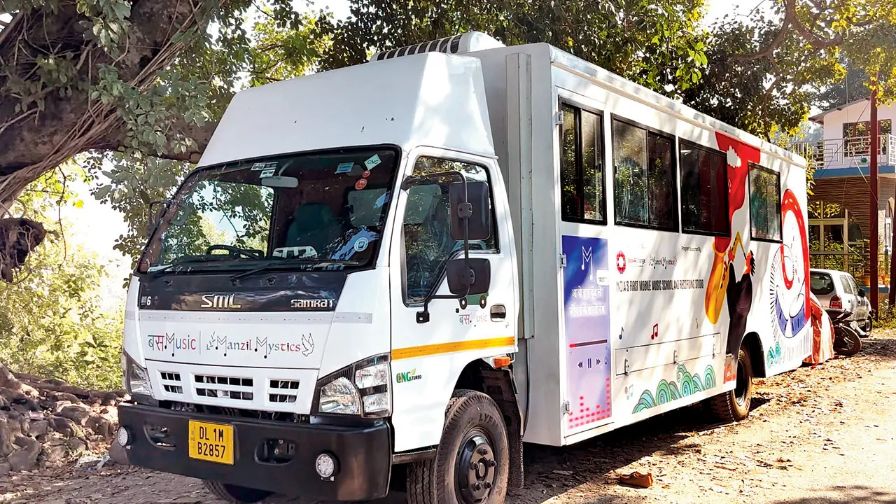 The mobile studio in which the album’s tracks were produced