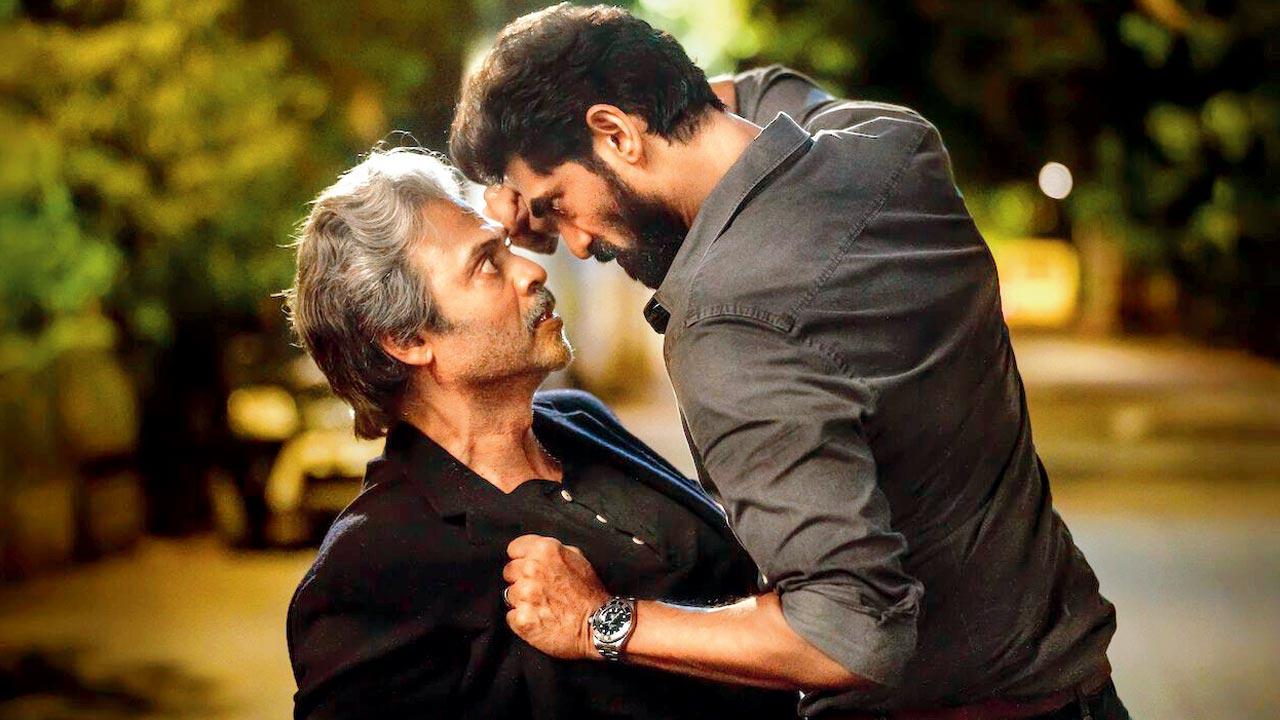 (From left) Venkatesh Daggubati and Rana Daggubati in Rana Naidu