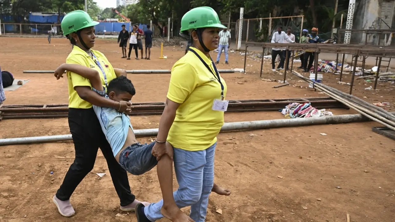Following the Union Ministry of Home Affairs' directives, a emergency drill named 